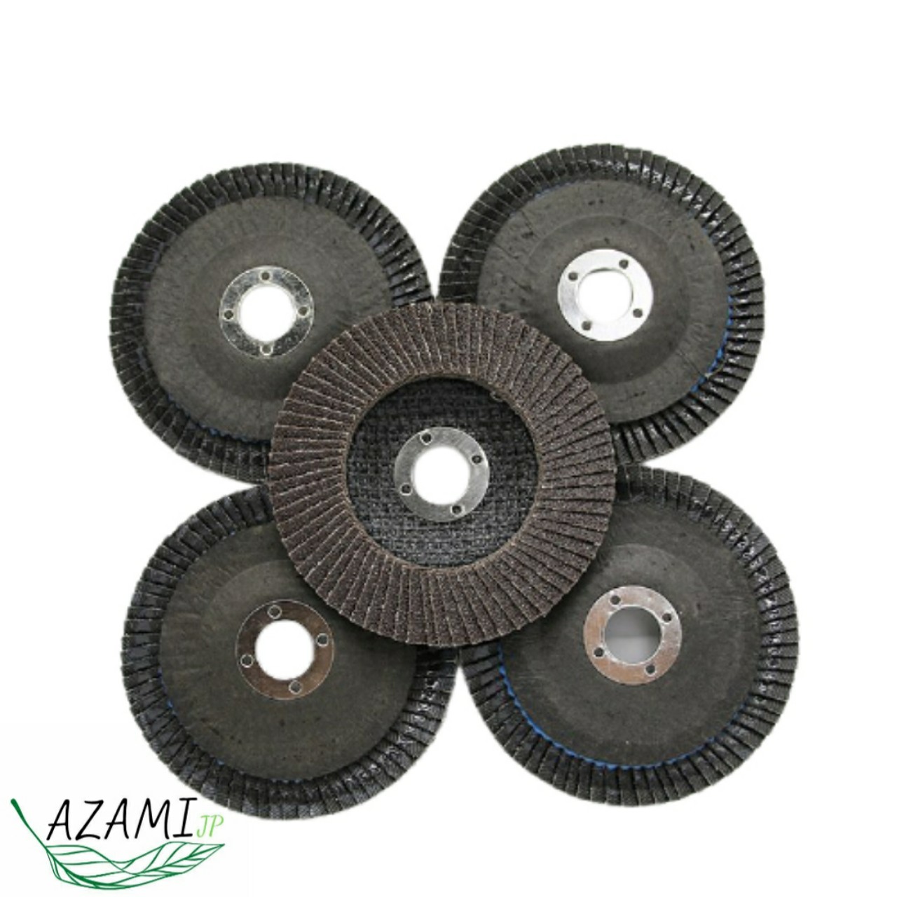 Combo 5 cái Nhám Xếp 1 tất (100mm) ,Đá Ráp Xếp ,Nhám Xếp tròn Dùng Cho Máy Mài Cầm Tay Chất Lượng Giá Rẻ