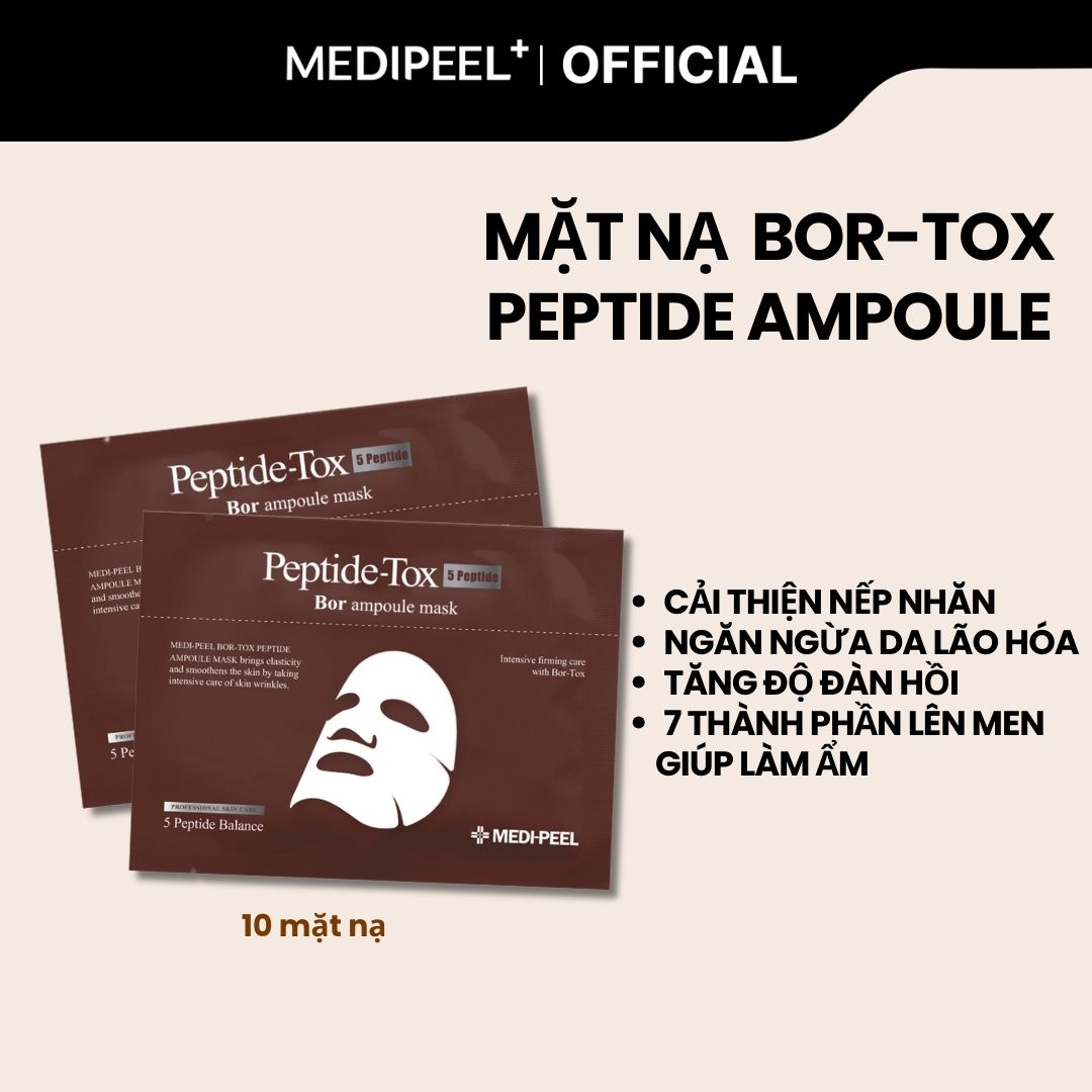 Mặt nạ tinh chất bor-tox peptide ampoule mask_30ml*10ea