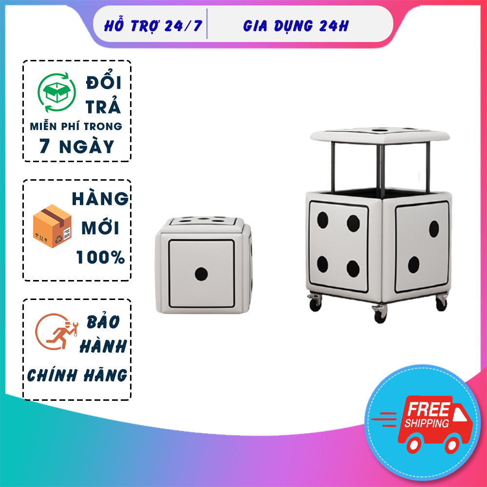 Ghế khối Rubik, đôn ghế sofa gấp gọn 5 Trong 1 có Bánh Xe Di Chuyển- ghế khối rubik phòng khách( 2 size)