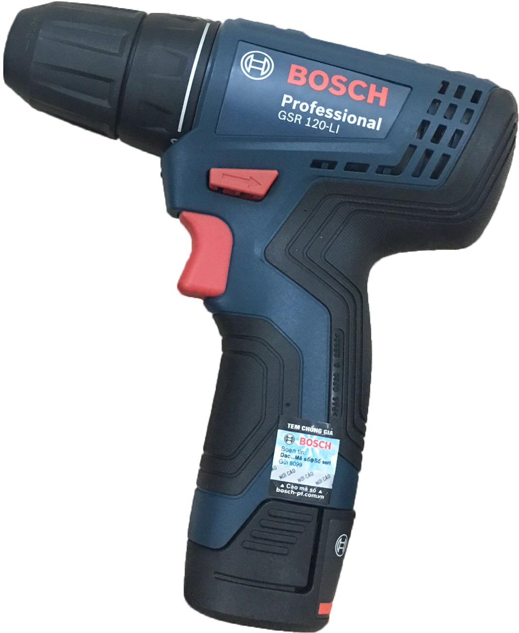 Máy khoan vặn vít Máy khoan Pin GSR 120-LI Xuất xứ Malaysia bảo hành điện tử 12 tháng PIN 12V-2AH