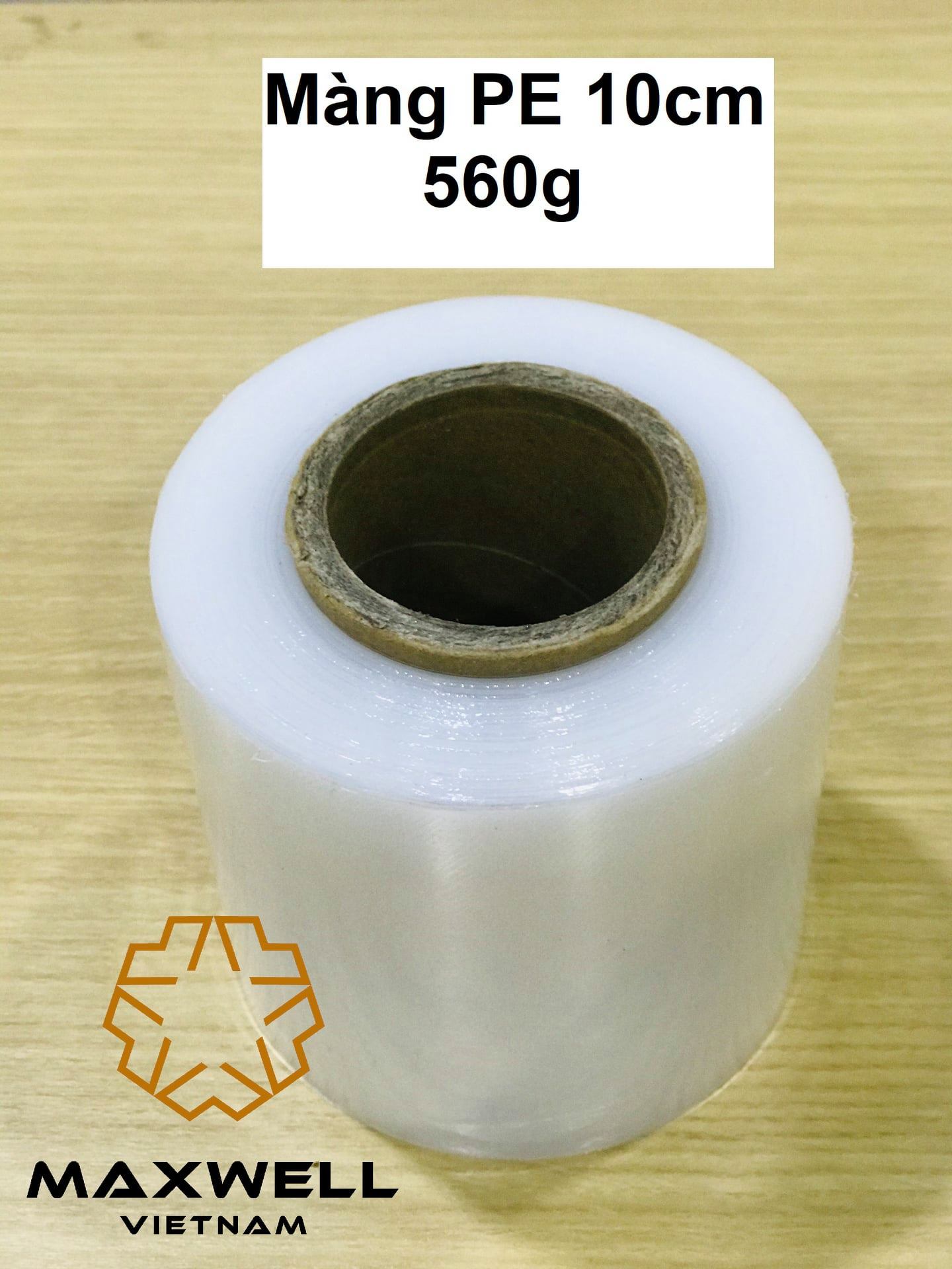 Màng PE quấn hàng ( cao 10cm x nặng 560 gr )