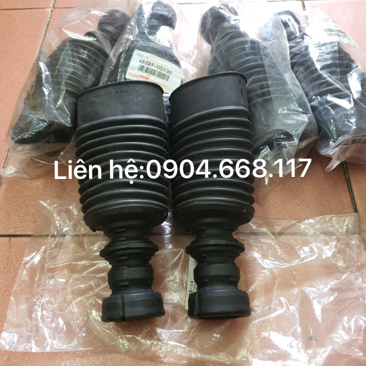 Tăm bông chụp bụi giảm xóc trước vios 2015-2019 ( giá tiền 1 cái )