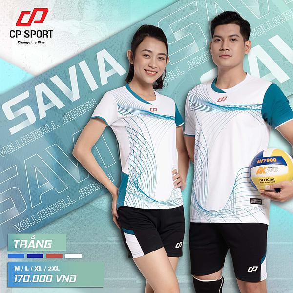 Bộ Quần Áo Bóng Chuyền Nam Nữ Cao Cấp Chính Hãng CP Savia