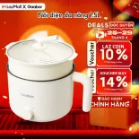 [HỎA TỐC HCM] Nồi điện đa năng dung tích 1.5L/ 1.6L/ 2L/ 2.5L Gaabor GR-N15A công suất 600W 2 mức nhiệt tặng kèm xửng hấp - Bảo hành 12 tháng 1 đổi 1