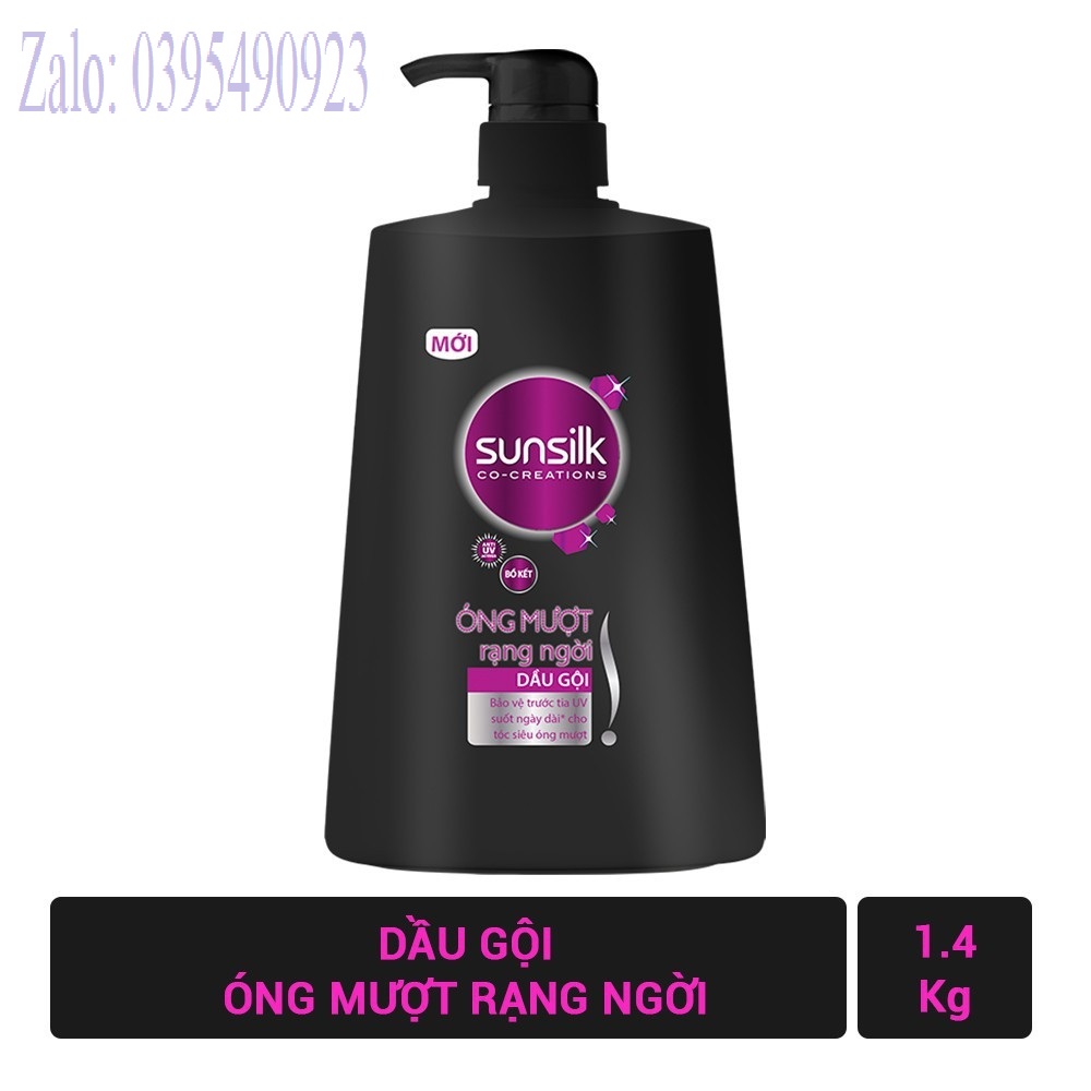 Dầu gội Sunsilk óng mượt rạng ngời 1.4kg (Mẫu Mới Date 2025)