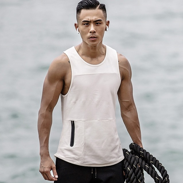 [Hoàn tiền 20%] Áo gym 3 lỗ nam tanktop,áo tập gym nam thun lạnh co giãn 4C thấm  hút mồ hôi