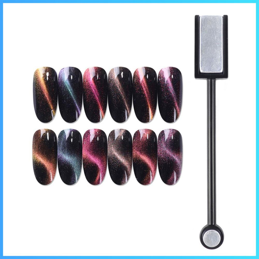 Thanh nam châm 2 đầu tạo hình sơn mắt mèo - mua cây nam châm 2 đầu hơ sơn gel tạo hình mắt mèo 3d mắt mèo kim cương giá rẻ