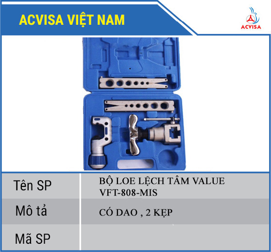 Bộ loe lệch tâm value model vft- 808 - mis