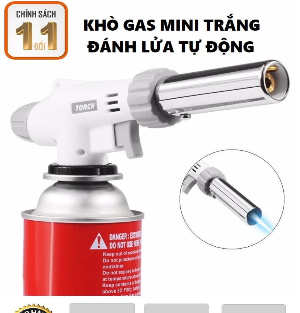 Đầu khò gas mini cầm tay đánh lửa tự động dể dàng sử dụng an toàn, độ bền bỉ cao - Đèn khè lửa bình gas mini đốt than, nấu nướng