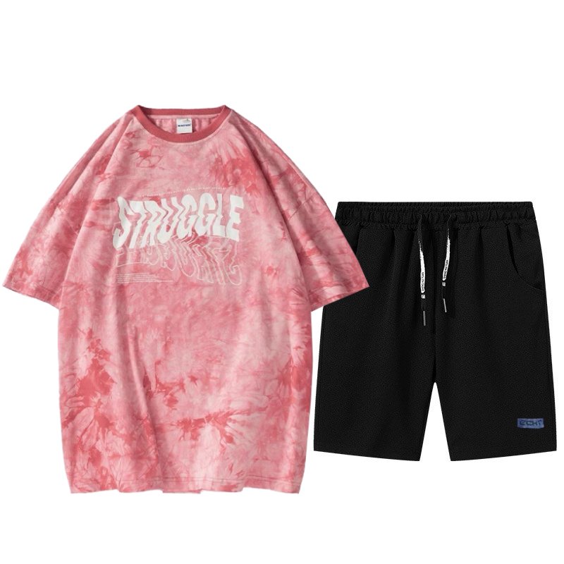Set bộ cotton nam loang màu siêu hot phong cách thời trang thời thượng thời trang mới nhất hiện nay