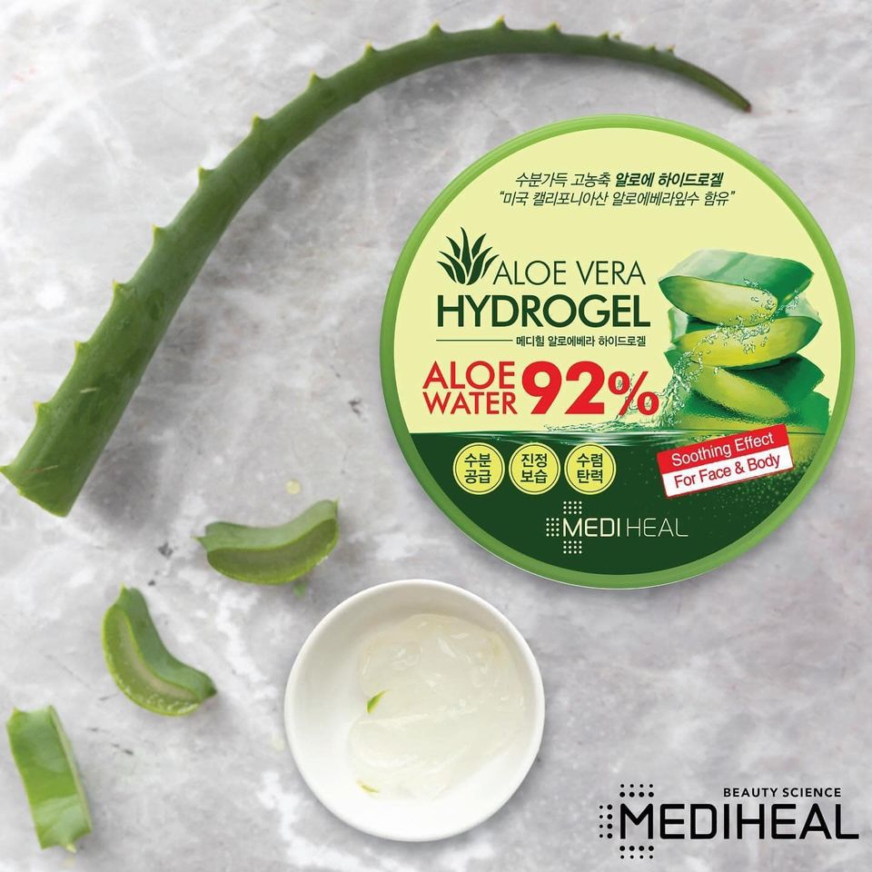 GEL LÔ HỘI ALOE VERA HYDROGEL ALOE WATER 92% MEDIHEAL