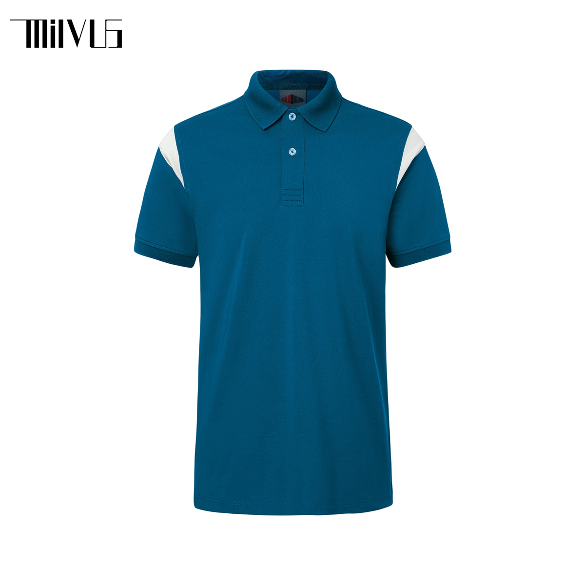 Áo thun polo nam milvus màu xanh plhp007mcb10