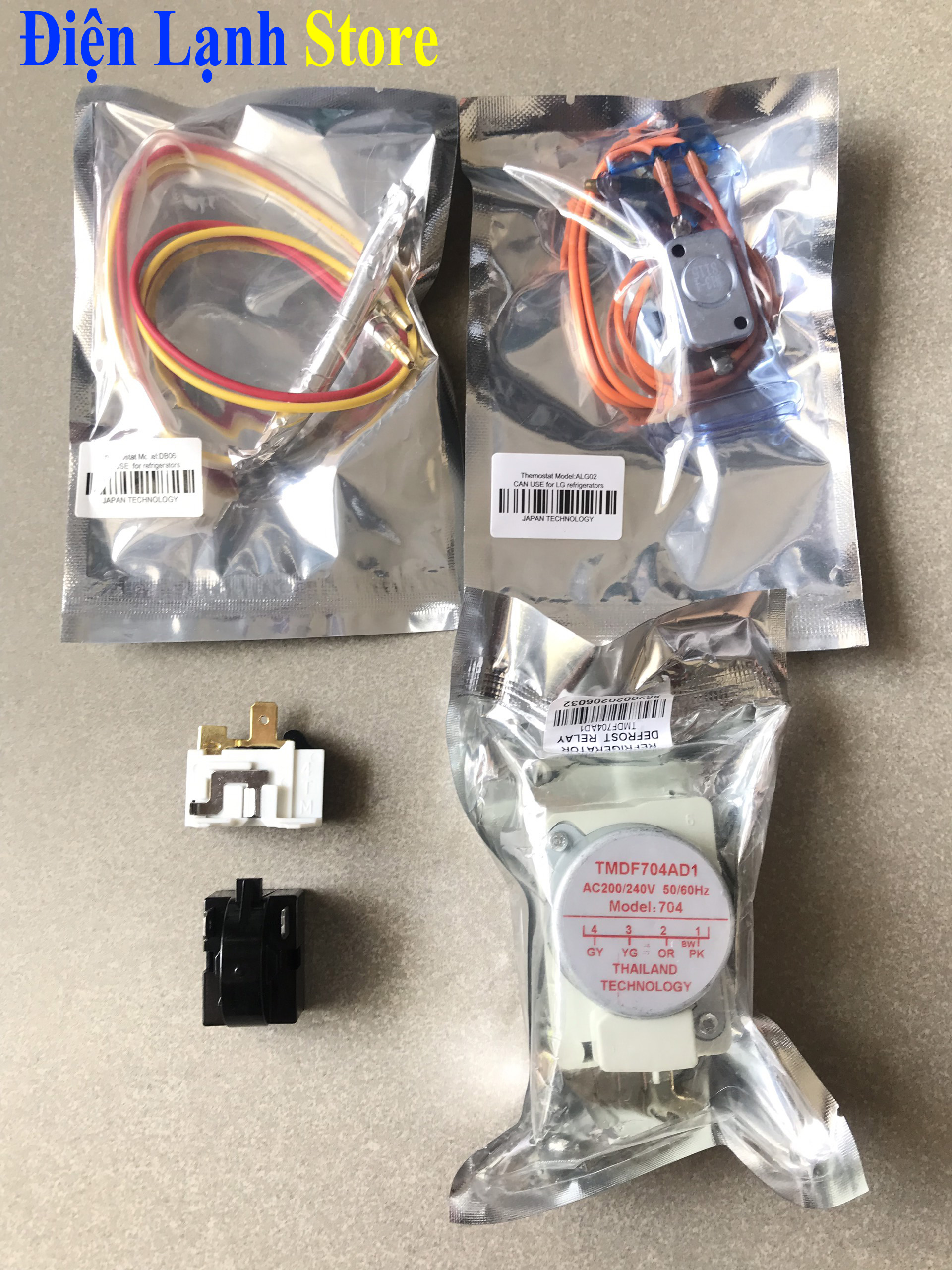 Bộ Xã Đá Tủ Lạnh Tặng Kèm Bộ Relay Khởi Động Bảo Vệ Block Chuyên Dụng Loại Tốt.