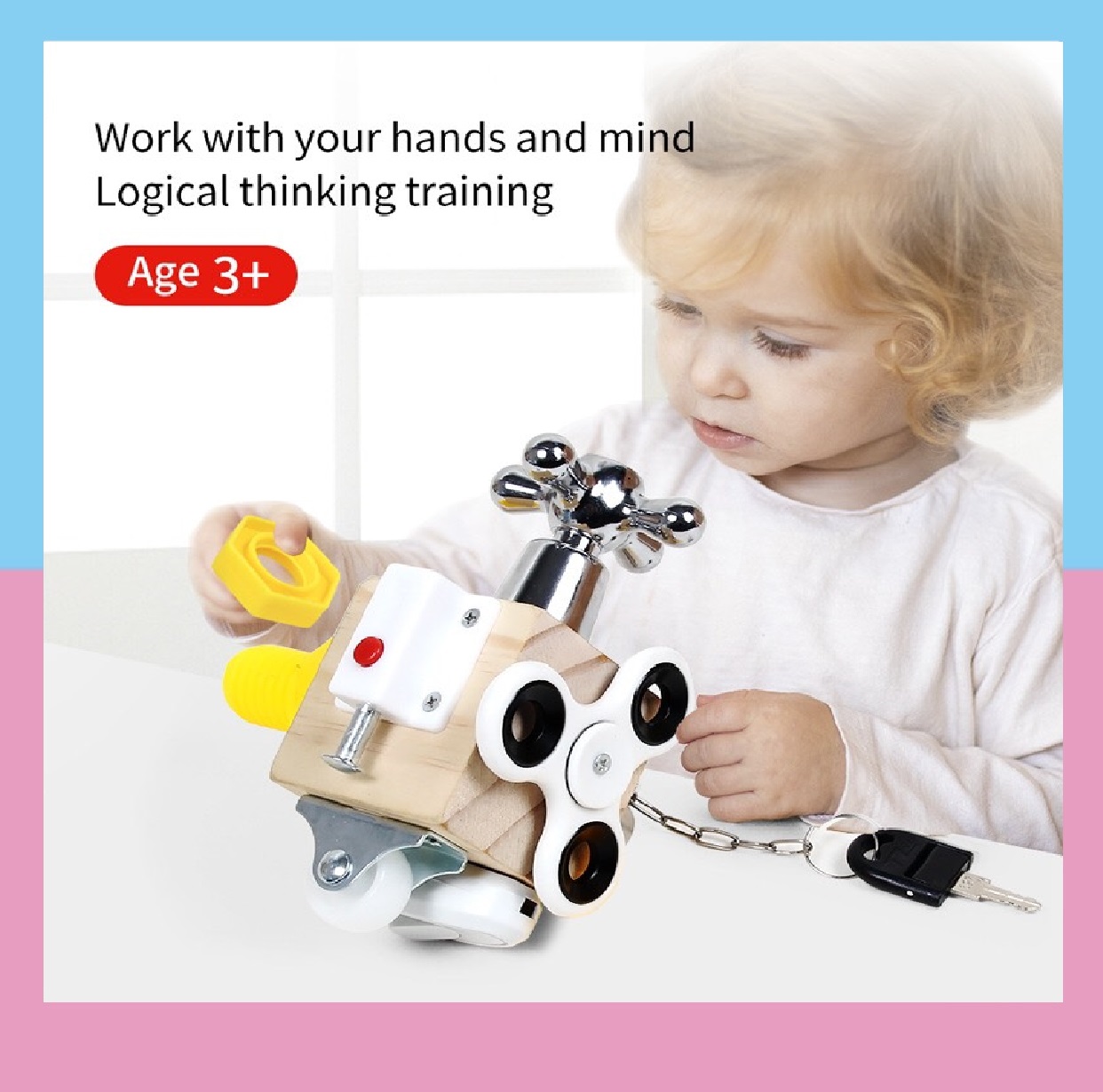 Busy board bảng bận rộn hỗ trợ tư duy cho bé