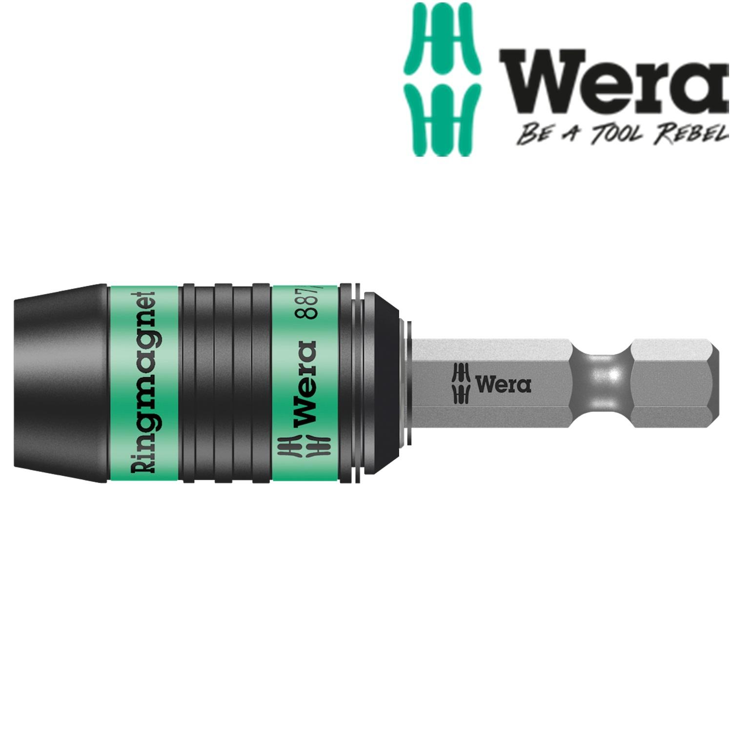 Đầu chuyển đa năng1/4"x57887/4 RR Rapidaptor Universal Bit Holder with ring magnet Wera 05052490001