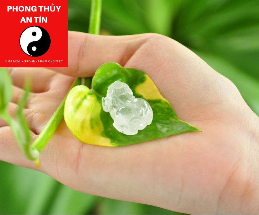 Tỳ hưu Thạch anh Trắng