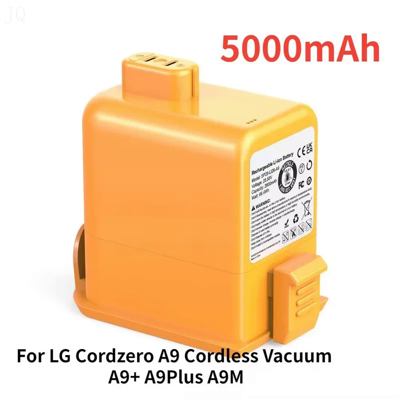 5000mAh eac63382204 pin Lithium ion cho LG cordzero A9 chân không không dây A9 a9plus a9m a9master2x a9mult12x a9nbed a9multi