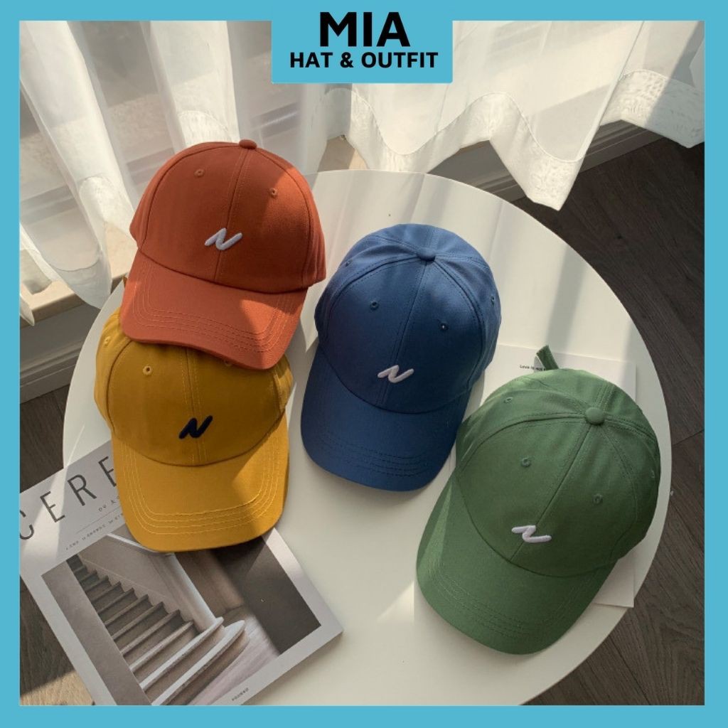 Nón Kếp [Freeship] Mũ Vải Thô In Chữ N&N Style Bụi Cho Nữ Phong Cách Cá Tính StreetWear Mã MIAM033