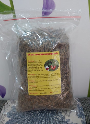 1kg cây cà gai leo tự trồng khô nguyên chất