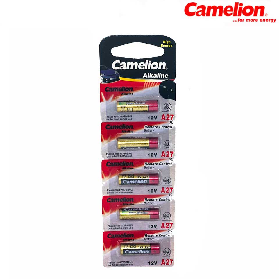 Vỉ 5 viên pin camelion 12v a23 / a27