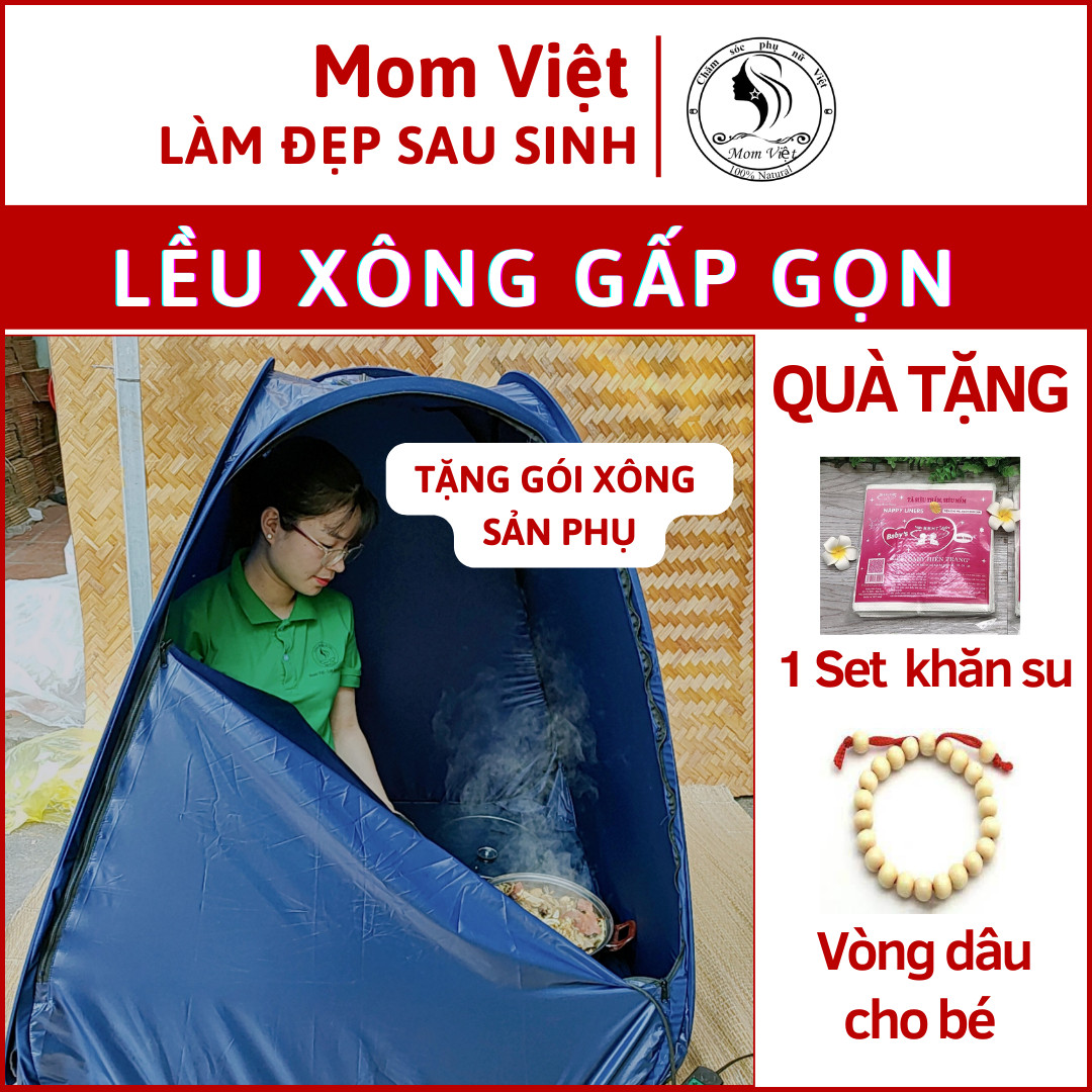 Lều xông hơi tự bung 💘 💘 tiện lợi tặng kèm 1 gói xông