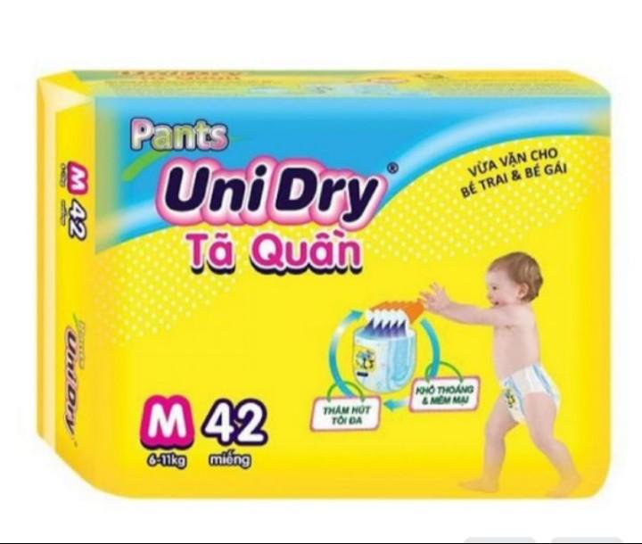 Tã quần Unidry M42 miếng mẫu mới