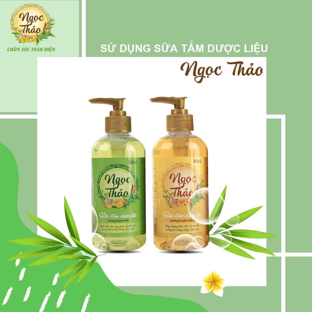 Sữa tắm dược liệu Ngọc Thảo chai 350ml