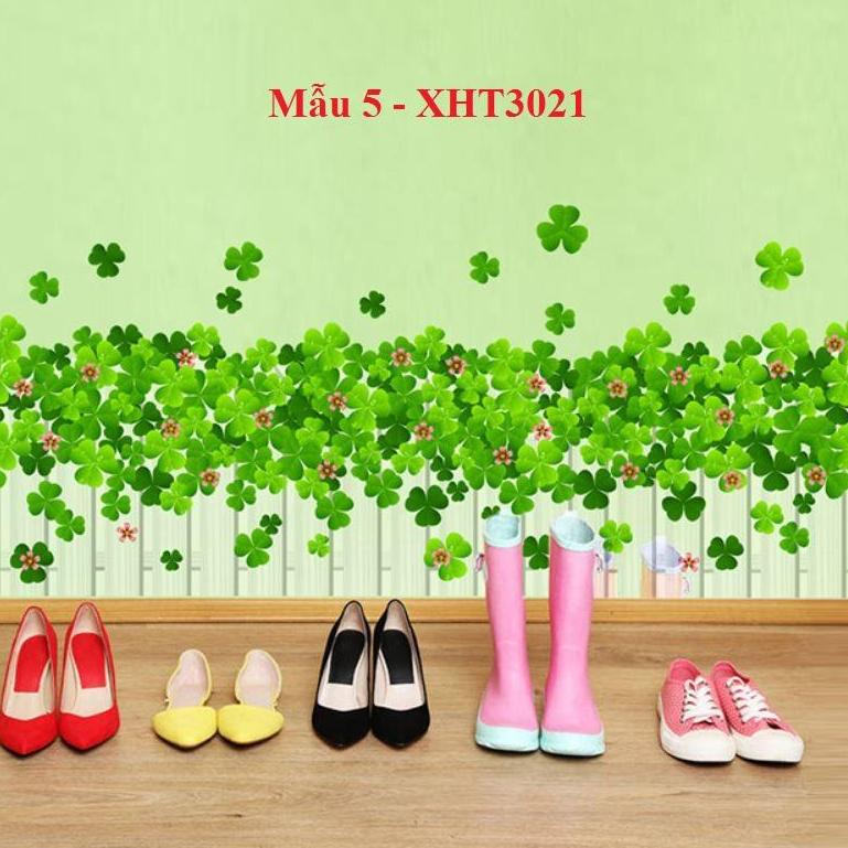 Decal chân tường hàng rào