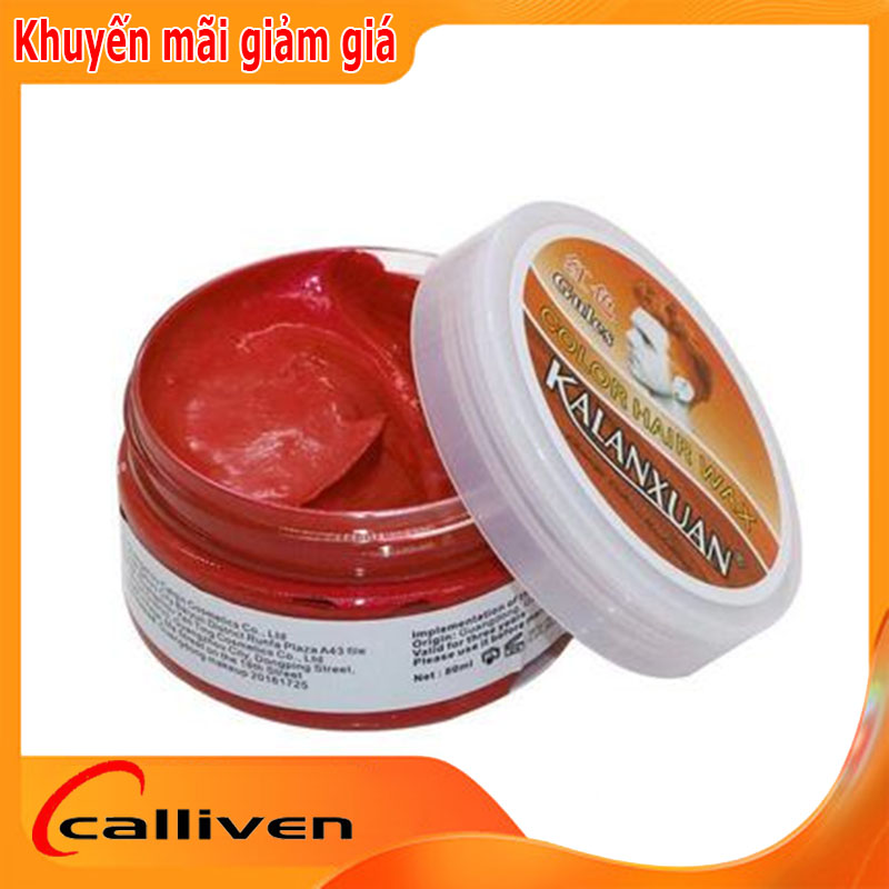 (FREE SHIP TOÀN QUỐC) sáp vuốt tóc KALANXUAN đổi màu tạm thời,lên màu cực chuẩn,siêu mềm mượt,đủ màu,dễ dàng tạo kiểu(HÀNG CHUẨN CHẤT LƯỢNG) tặng kèm quà trên mỗi đơn hàng