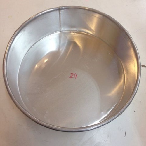 Khuôn bánh nhôm tròn gia công 24 cm đáy liền