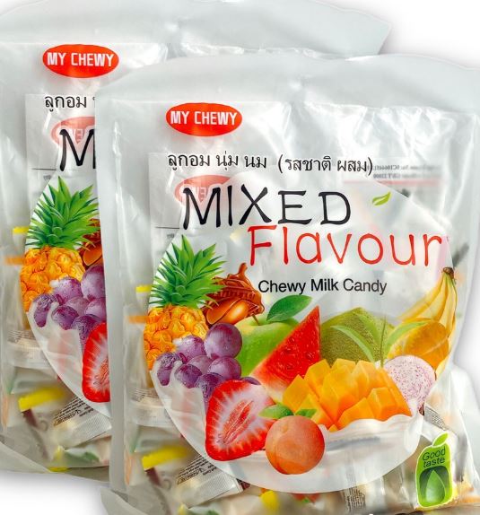 Kẹo sữa dẻo trái cây mềm Thái Lan 300g