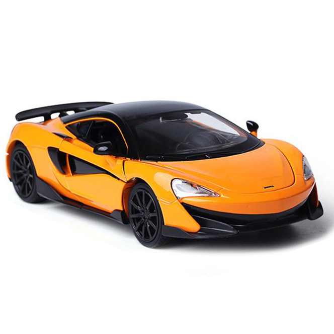 Mô hình siêu xe kim loại mclaren 600lt tỷ lệ 1:32 có đèn nhạc