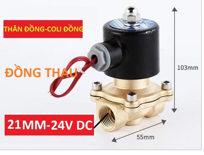 Van điện từ 21mm điện 24v