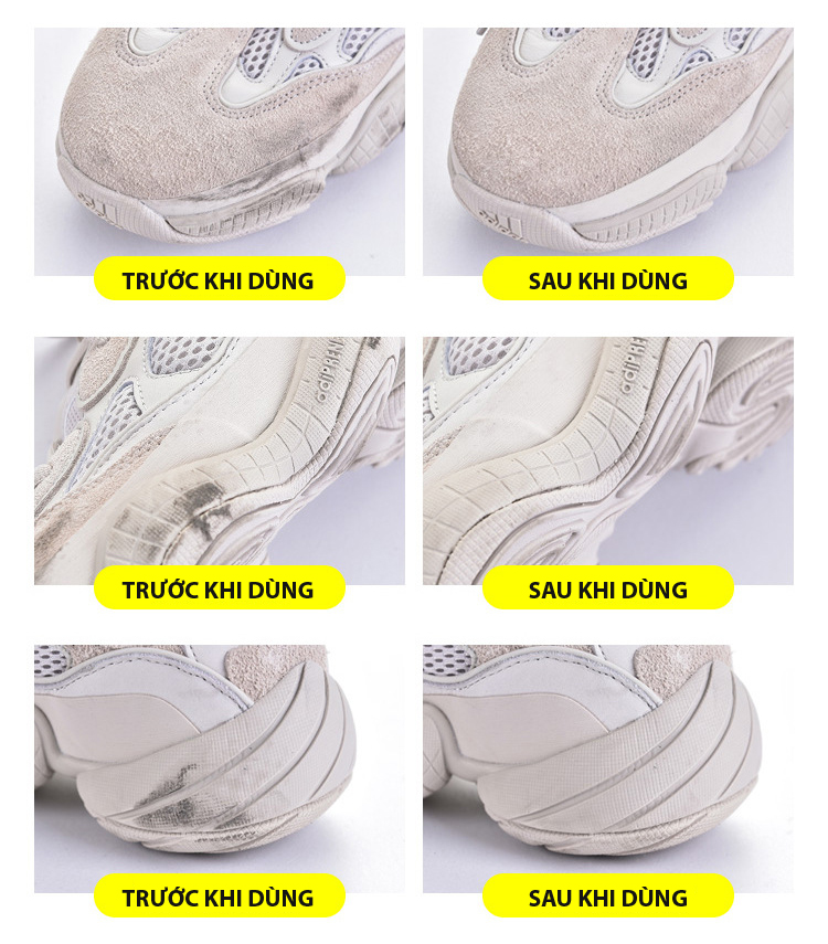 Gôm tẩy giày da lộn, vệ sinh giày, túi, áo da lộn