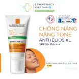 Kem Chống Nắng Nâng Tone LA ROCHE-POSAY Anthelios XL SPF50+ PA++++ Cho Da Dầu 50ml