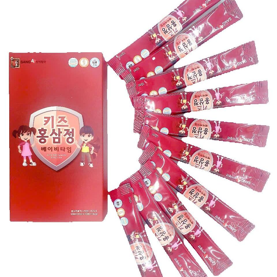 NƯỚC HỒNG SÂM BABY SANGA HÀN QUỐC, HỘP 10 GÓI X 10ML, HỒNG SÂM HÀN QUỐC, TĂNG SỨC KHỎE CHO BÉ YÊU Giá 200,000 Đồng*Miễn phí vận chuyển
