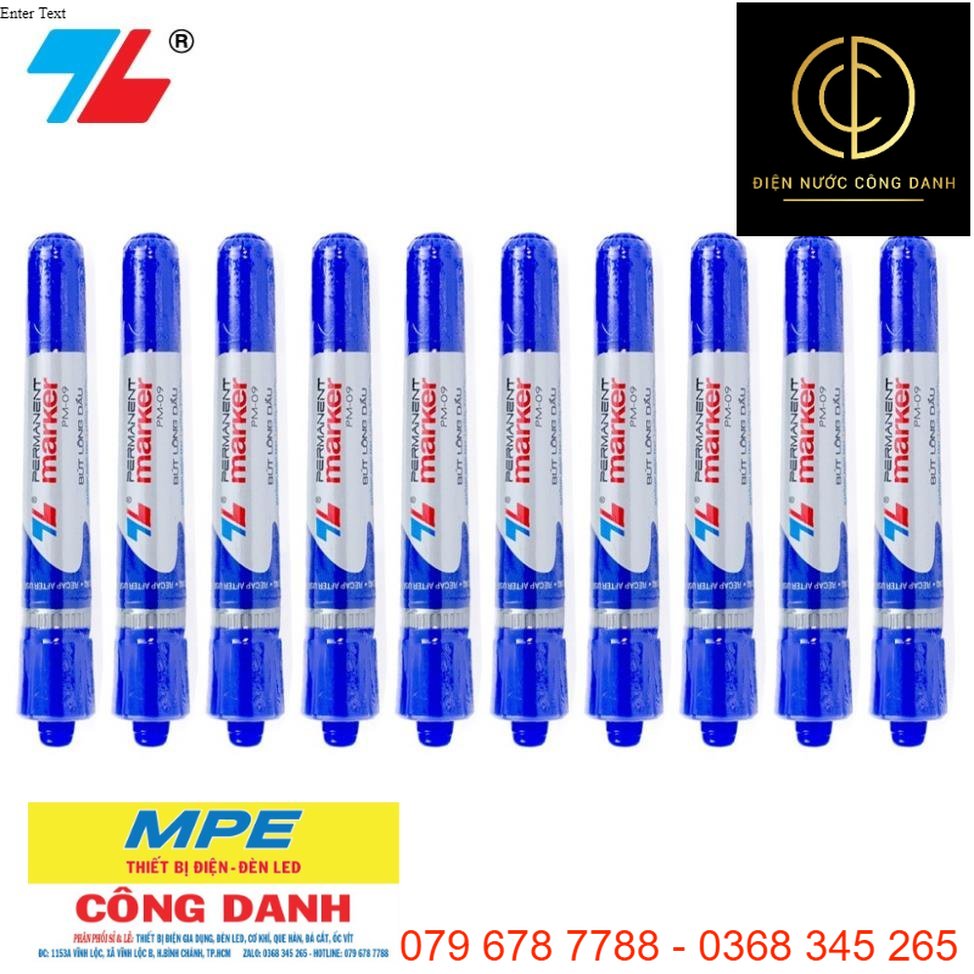 Combo 10 bút lông dầu thiên long pm-09