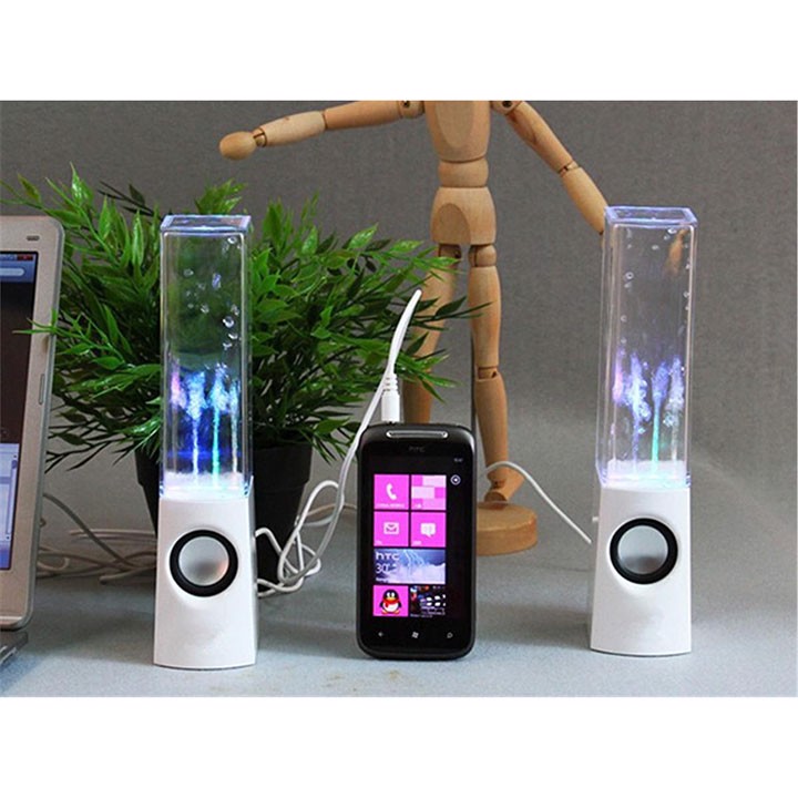 Loa vi tính 3d led 7 màu cảm ứng theo nhạc nước siêu hay