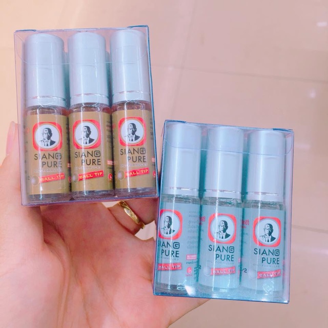 Lốc 6 chai dầu lăn ông già siang pure oil Thái Lan