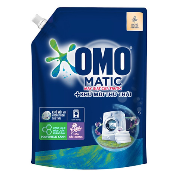 Túi nước giặt omo matic cửa trước khử mùi thư thái 2.0kg