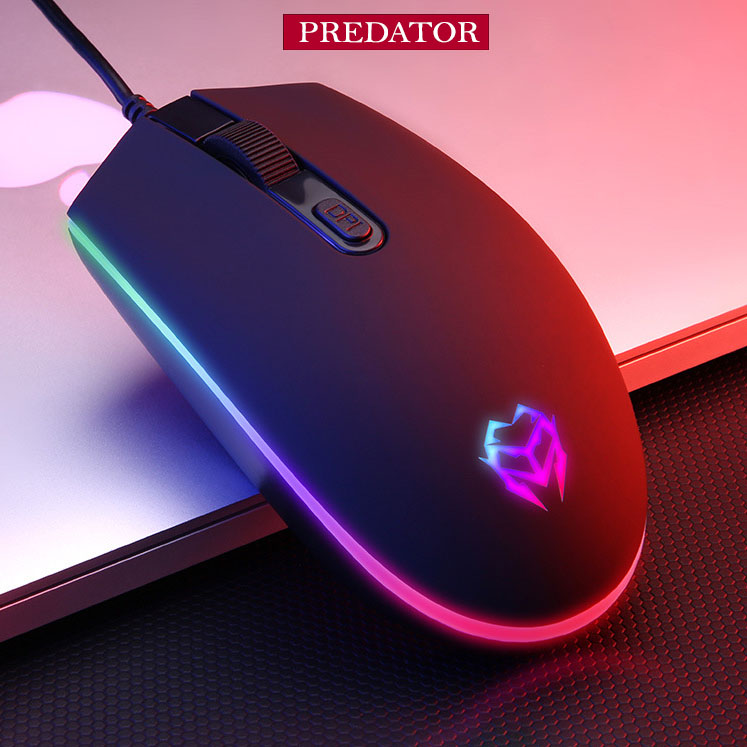 Chuột máy tính gaming Predator Chính hãng - chuột vi tính có led rgb - Chuột gaming cao cấp v6 CMT02