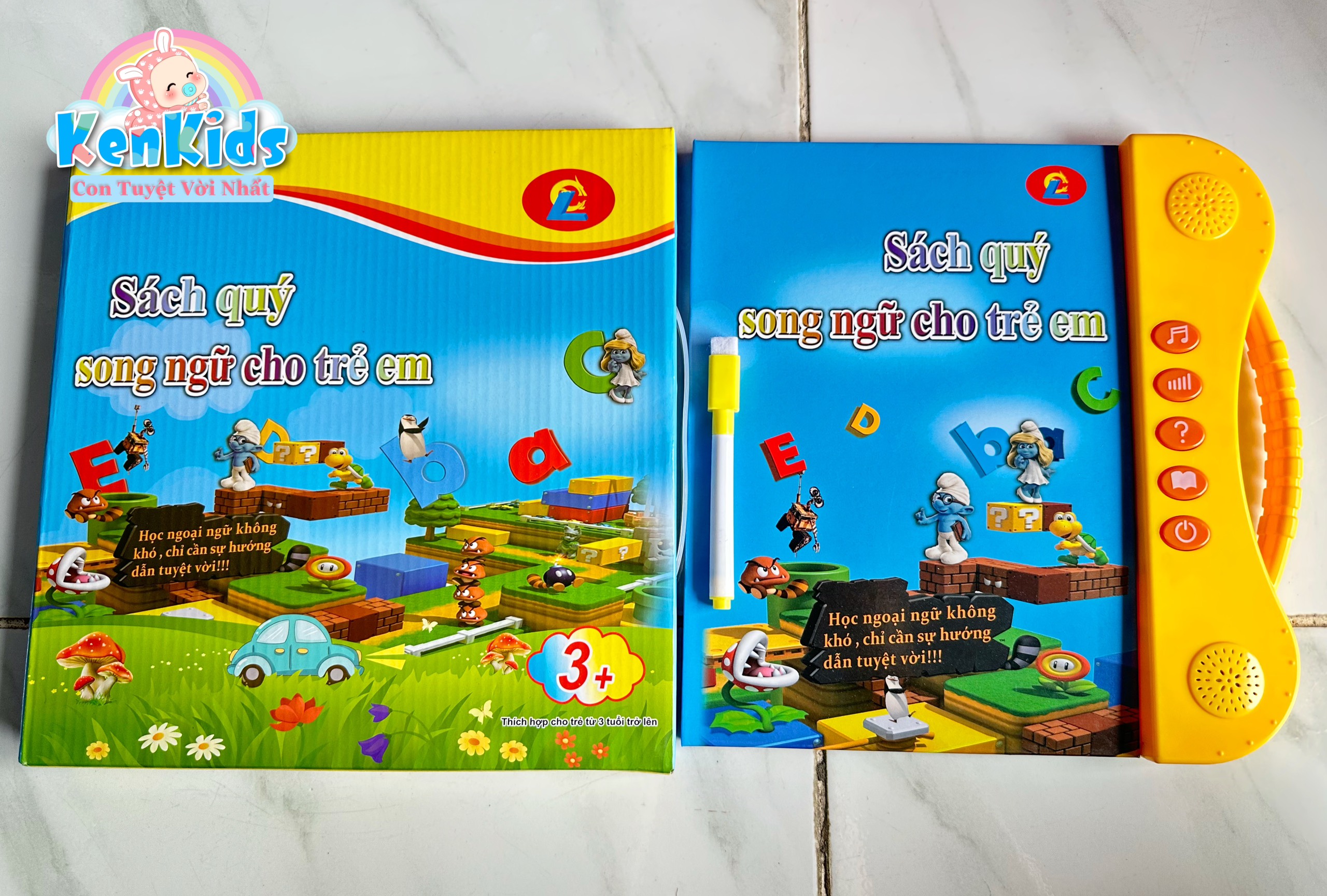 Sách Nói Điện Tử Song Ngữ Anh Việt Giúp Trẻ Phát Triển Thông Minh Cho Bé