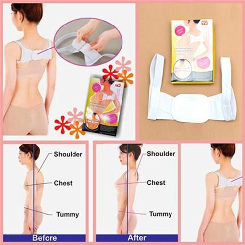 ĐAI CHỐNG GÙ LƯNG HIỆU QUẢ CHO CÁC NÀNG, ĐAI GÙ HỘP HỒNG CAO CẤP