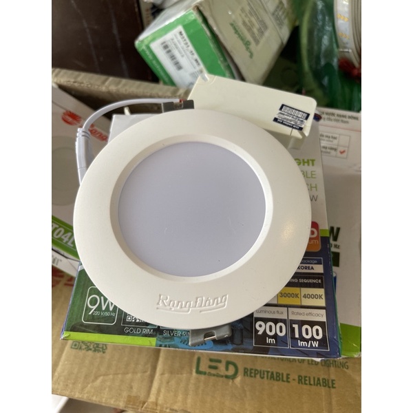 Đèn LED Âm trần Downlight Đổi màu 90/9W Rạng Đông