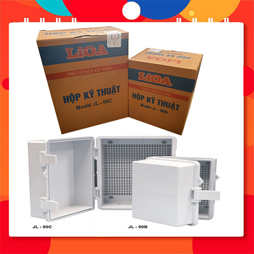 Hộp kỹ thuật lioa-tủ điện nhựa chống nước ngoài trời lioa jl-00c & jl-00b