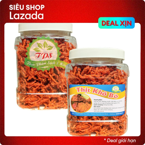 1kg khô bò sợi lớn thơm ngon đậm vị