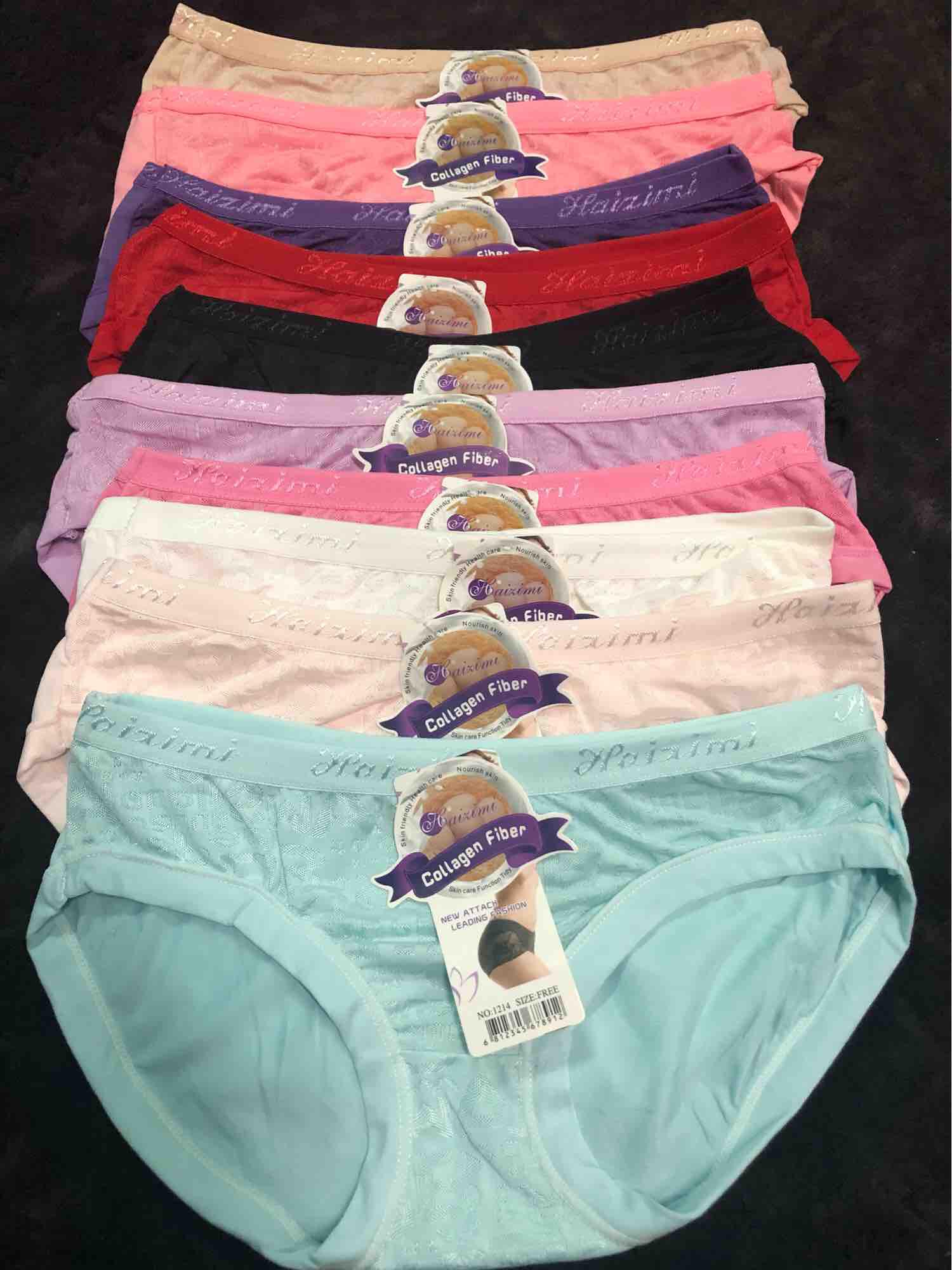 Combo 10 quần lót nữ cotton gấm