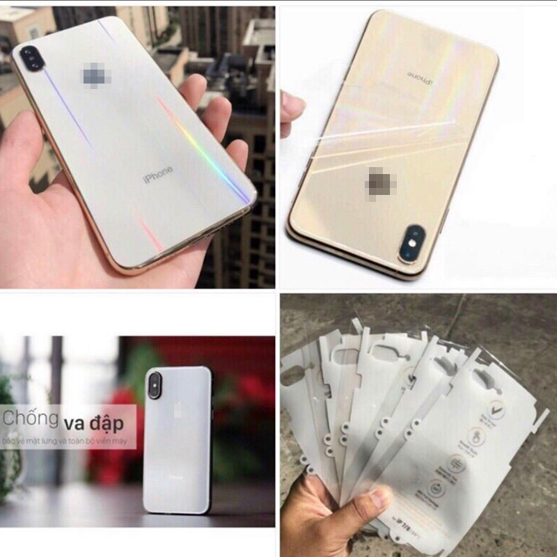 Miếng dán PPF mặt sau cho các dòng iphone - Tặng kèm giấy lau - Phụ Kiện Táo Đỏ