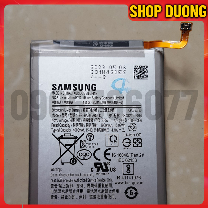 Pin samsung galaxy a20 mã pin eb-ba505abu - shop dương