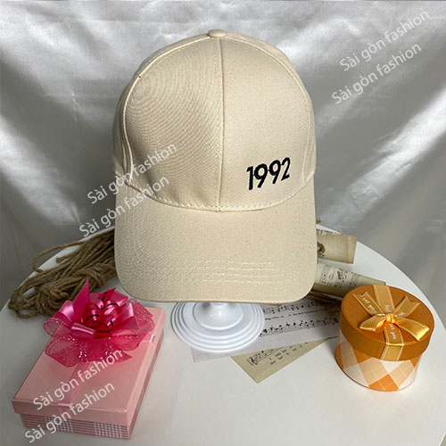 Mũ Lưỡi Trai Thêu Năm Sinh từ 1980 đến 2013 Chât kaki Unisex Nam Nữ